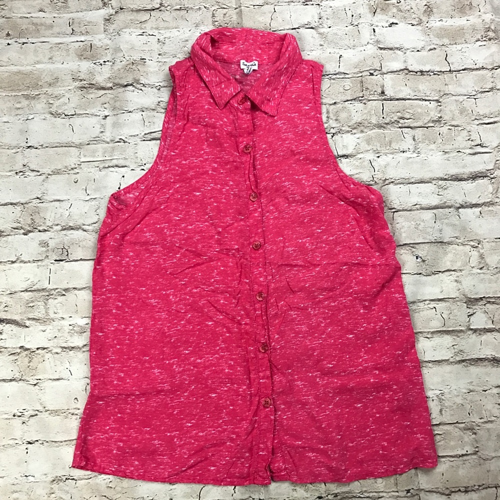 Splendid Women's Sleeveless collared Shirt